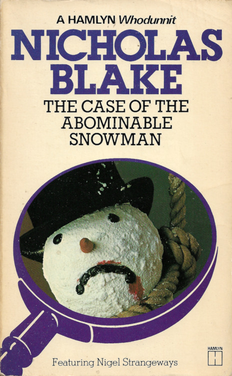 The Case Of The Abominable Snowman, by Nicholas Blake (Hamlyn, 1981).From a second-hand book stall in Scarborough.