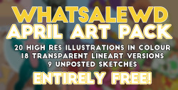 whatsalewd:  To thank you all for following me and liking &amp; reblogging my work, I went and compiled all of the drawings I did for this blog during April and threw in a few tiny extras - completely free for you to download. I really hope you’ll like