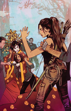 forevertombraider:  Tomb Raider #12 Sam Nishimura has killed Lara Croft.  Or at least, she thinks she has. With Lara out of the way, Sam,  possessed by the Sun Goddess Himiko, plans to return to Yamatai and  ascend her ancient throne. But Lara Croft is