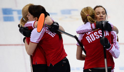 Russian women curling team. Love them!! Not Excited For Sochi? Meet The Russian Women’s Curling Team [Photos]