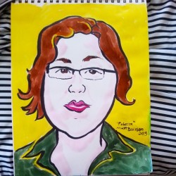 Portrait of Rebecca. #ink #portraits #drawing