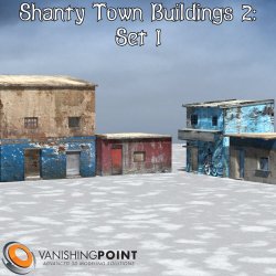 The  first set of buildings to build your own town and village. Includes 4  models which also work nicely with the other Shanty 2 Building Sets and  the Shanty 2 Town Blocks. If you’re already aware of these products you know how great they are! Don’t