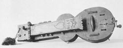 met-musical-instruments: Hurdy-Gurdy, Musical Instruments The Crosby Brown Collection of Musical Instruments, 1889 Metropolitan Museum of Art, New York, NYMedium: Wood, metal 