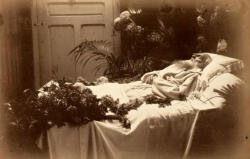 Pierre Choumoff - Auguste Rodin sur son lit de mort, 1917.