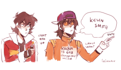 ikimaru: so the stream decided s7 Keith is actually his clone Kevin, and then he became a shitpost lmao here it is since yall wanted me to post it hahah 