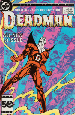 Deadman No.1 (DC Comics, 1985). Cover art by Jose Luis Garcia Lopez.From Oxfam in Nottingham.