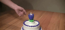 thegayeducator:  deliciouskaek:  eshusplayground:  ai-yo:  anniilaugh:  raideo:  doctorsassysteinbutt:  catbountry:  cineraria:  The Amazing Happy Birthday Candle - YouTube  SHIT.  i want this for my birthday.  WHAA  holy shit, who invents these things,