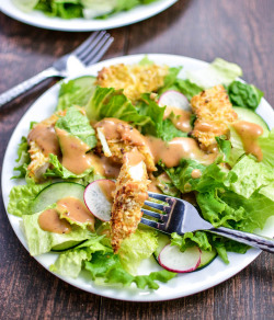 do-not-touch-my-food:  Crispy Coconut Chicken Salad