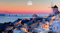 stories-yet-to-be-written:  People Travel From All Over The Globe To See The Sunset In Santorini, Greece.Oia, Santorini is a small Greek island in the middle, lower part of the Aegean Sea that offers one of the best sunsets in the world. People actually
