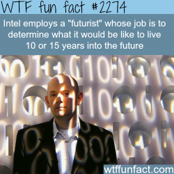 wtf-fun-factss:  Intel futurist - WTF fun facts