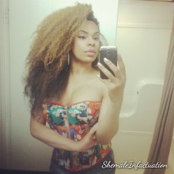 shemaleinfactuation: Ts Sasha Strokes 💕💕💕  Like, reblog, &amp; follow @shemaleinfactuation if you love beautiful hard cock tgirls 😍