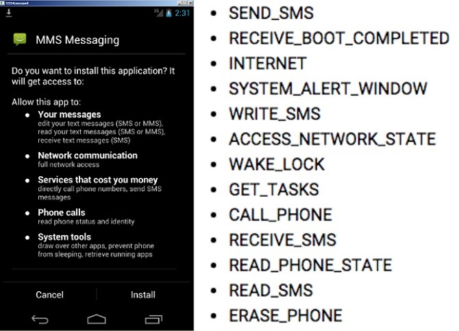 Xuất hiện mã độc Android lây lan qua tin nhắn SMS