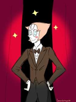 commandershepardd:  Pearl in a suit!!!! I can’t wait for the steven bomb! 