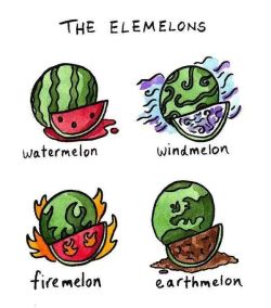letsjustsaywedid:  arianne888:  the-dapper-demonic-gentleman:  Long ago the four melons lived together in harmony…  Everything changed when the firemelon attackedOnly the guavatar, master of all four melons, could stop themBut when the world needed