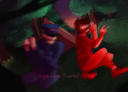 kyerrio:  The greatest alliance ARE YOU STILL NOT JOINED TO THE WEE WOO?! EVEN THE BWAAAAAA DECIDED TO MOMENTARILY! for every round @markiplier decides that the weewoo survives i’ll be doodling weewoo again… weewoo survided two more round s so i did