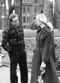 lottereinigerforever:  Marlon Brando with Eva Marie Saint in On the Waterfront directed by Elia Kazan, 1954 