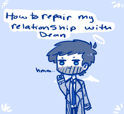 craigalicious-edenfire57:      inspired by this post x    in which I have s9 feels and refuse to draw Cas without wings  