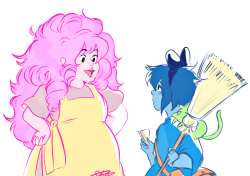 starweather:  More of Lapis’ Delivery Service! I’d go to the bakery Greg and Rose run 24/7 