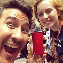 Finally met one of the 20 people that won a Markiplier&rsquo;s Heroes iPod! I didn&rsquo;t catch your name but thank you so much! We&rsquo;ll do this again REAL SOON!!