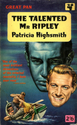 The Talented Mr. Ripley, by Patricia Highsmith (Pan, 1957)From a charity shop in Nottingham.