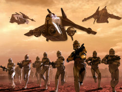 alienspaceshipcentral:  oodlife:  The battle of Geonosis.   IF you like Science Fiction you will love these:Can you see the………Your Doing it Right.Great Life Hack’s!Or head over to our YouTube Channel at Alien Spaceship