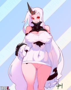 darkdoxy:  Seaport Hime drawn for a supporter at the video level on my PATREON!Normal and Futa versions  :3cReleasing content here for free » http://trapfuta.comConsider supporting me here &gt;http://www.patreon.com/doxydooor Here &gt; http://www.patreon.