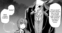 the-spook-zone:  nevertoomanyspiders:  sulevi:  WHAT ISSS THISSSSSS    The Ancient Magus’ Bride (魔法使いの嫁) I believe?  This…. looks amazing. 