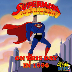 batmannotes:  Debuted On This Day In 1996 …SUPERMAN: THE ANIMATED SERIES   