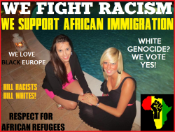 eurabiaproject:  European females played an important role in the campaign to welcome all migrants for any reason. To do otherwise would have been racist.  