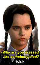 dellamortes:  Wednesday Addams from The Addam’s Family Values 