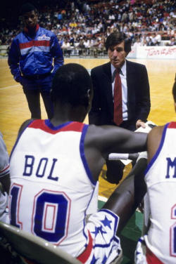 BACK IN THE DAY |2/26/87| Manute Bol blocked 15 shots in a 100-94 win over the Indiana Pacers.