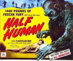 mudwerks:  (via Cool Ass Cinema: Cult Film Faves Not On DVD: Half Human (1955) review) 