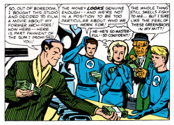 The reason behind the slew of terrible Fantastic Four movies?One of their greatest frenemies is making them all!from Fantastic Four v1 #9 by Stan Lee &amp; Jack KirbyYup. A comic from more than 40 YEARS AGO saw this travesty coming.