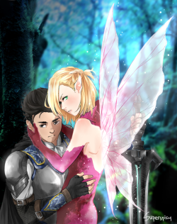 superspicy: Otayuri Week Day 7: Fantasywhat is this lmaooh well it took nearly 2 days making this. struggling with designing beka’s armor and yurio’s wings because it’s my first time drawing fantasy AU. I want to make Yurio’s wings look slim but