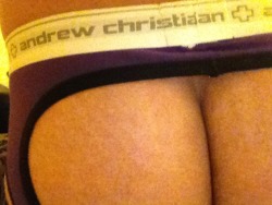 Wore my favorite undies to work today! I have an Andrew Christian obsession