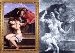 rgfellows: rgfellows:   kanyewestboro:  calanoida:  Susanna and the Elders, Restored (Left) Susanna and the Elders, Restored with X-ray (Right) Kathleen Gilje, 1998  wow  Oooh my gosh this is rad. This is so rad. For those who don’t know about this