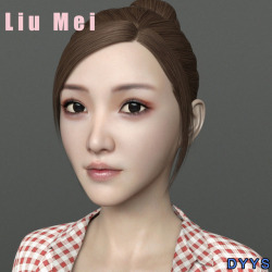We have a brand new beautiful Asian character ready for your Genesis 3 Females. Meet Liu Mei! Created by DYYS and compatible in Daz Studio 4.9 . Check the link for all of the examples! Liu Mei For G3F  http://renderoti.ca/Liu-Mei-For-G3F