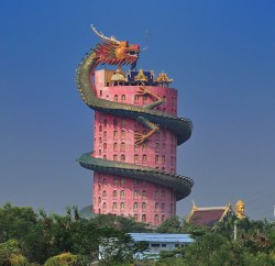 hoodi3luv3r:  sixpenceee:  A dragon temple in Thailand.   That better be a slide otherwise what an opportunity missed. 😜 