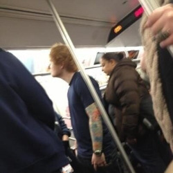 d-a-r-k-e-r:  and here ladies and gentlemen you will see ed sheeran casually riding the subway to his own show