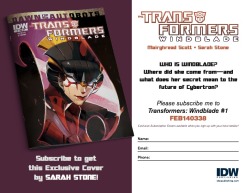 mscottwrites:  Our Order Form is OUT!  If you haven’t ordered Transformers: Windblade #1 already, you can use this nifty form to help! Just fill it out and turn it in to your local comic book store. Any questions, feel free to message me. Also, I think