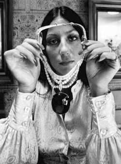 soundsof71: Cher, 1971, with the Black Star of Queensland sapphire