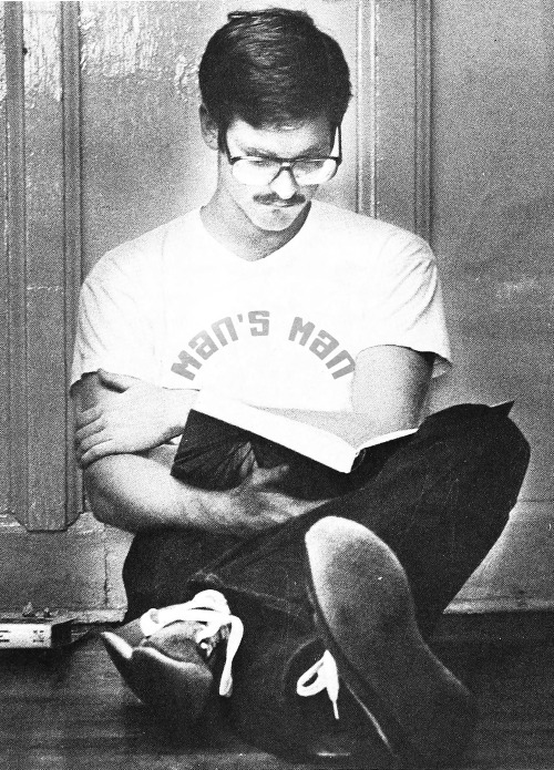 profoundgaiety:  From Kansas State’s 1979 yearbook.  looks like a nerd to me