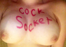 stacief89:  At the request of one of my followers, as a thank you to Him for His wise and helpful guidance. As well as that though, itâ€™s just the truth.  &ldquo;cock socket&rdquo;