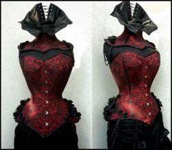 villenaviscaria:  Costume for the Vampire Masquerade Ball by Villena Viscaria Corsets 