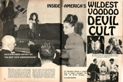 Inside America&rsquo;s Wildest Voodoo Devil Cult, from Male Magazine, Vol 19. No. 2 (February 1969). From a car boot sale in Radcliffe-on-Trent.