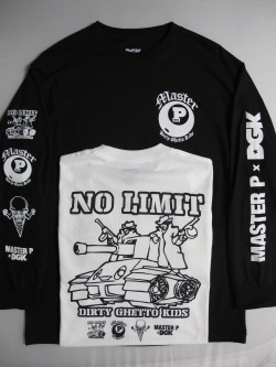 ch1nostaych1nkd:  grandeuroceanside:DGK x No Limit is in stock now!   Watch these kids be like, “Breh, I dunno who master P is, but I got no limits bro.!”Fooooo, gimmie yo shirt before I make you say uuuuuuuuuuuugggggggggghhhh  Ikr they don&rsquo;t
