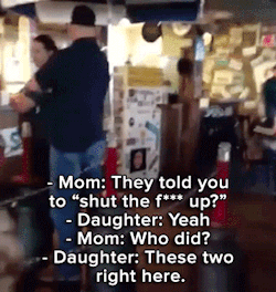 the-rnr-bros:  odinsblog:  micdotcom:  Watch: Black family stands up to racist couple at San Antonio restaurant   From the article: “The teen has a point. Her courage to confront the ugliness of racism, with a camera in hand, reveals just how rampant