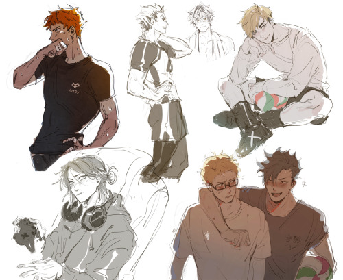 itsmieille:guess….who reread n got caught up with haikyuu n fell back in headfirst uhhh