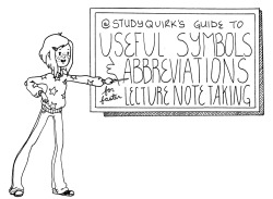 studyquirk:  Put together another fun little info post about lecture notetaking! (See my first post on lecture notetaking here.)This time I though I’d sketch it out by hand and scan it into my computer instead of typing it out. Hope it helps! 