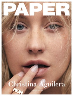 jumex:  Xtina for Paper  She looks stunning! 